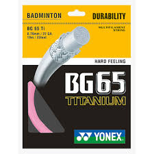 YONEX BG-65 TITANIUM STRINGS