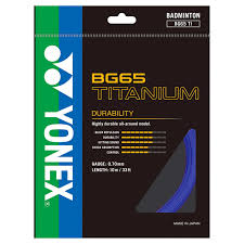 YONEX BG-65 TITANIUM STRINGS