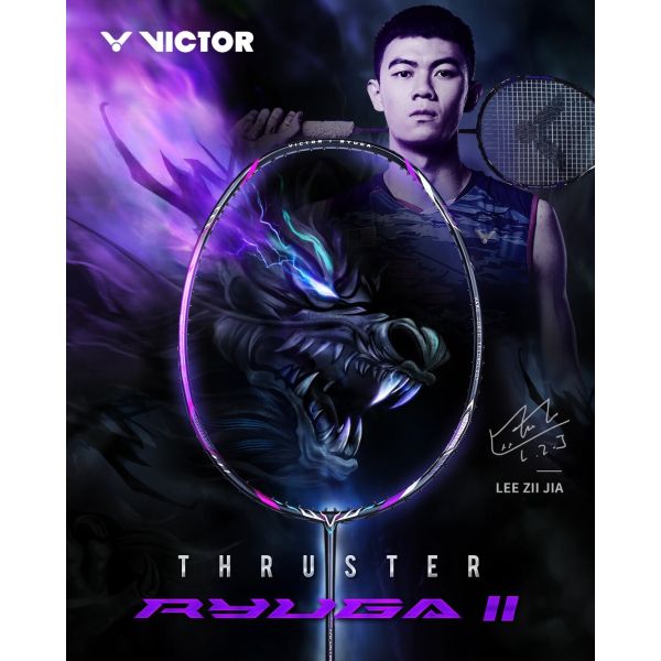 Victor
Thruster K RYUGA II (TK-RYUGA II) Power Series G5 Unstrung Professional Badminton Racket - 4U
