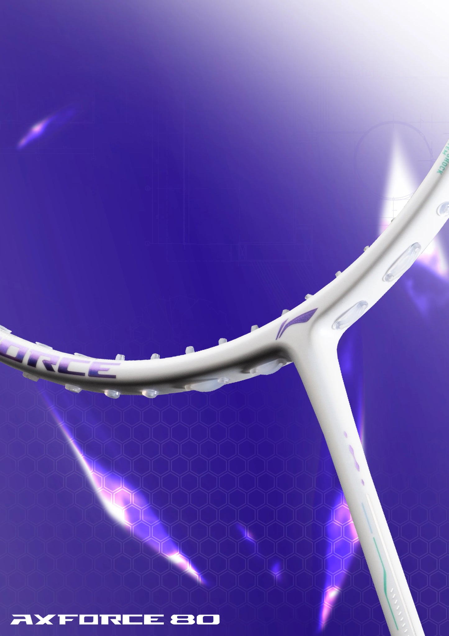 AX FORCE 80 (White / Lt Purple)