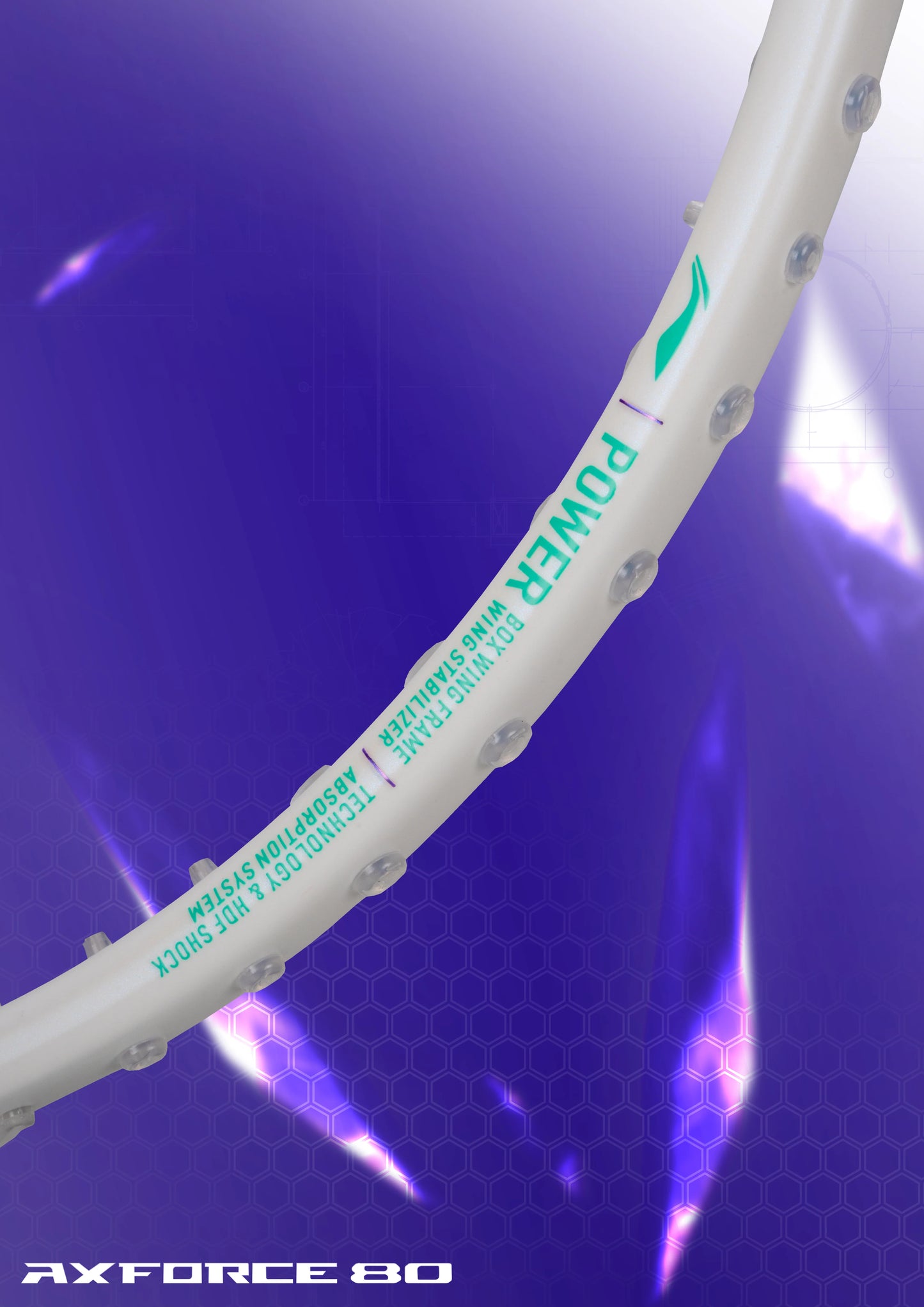 AX FORCE 80 (White / Lt Purple)