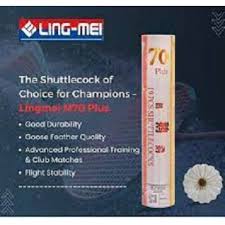 LING MEI 70 PLUS FEATHER SHUTTLE COCK