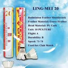 LING MEI 20 FEATHER SHUTTLE SHUTTLE COCK