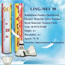 LING MEI 90 PLUS FEATHER SHUTTLE COCK