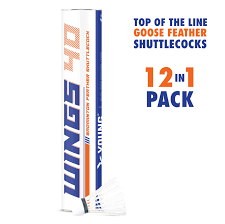 YOUNG WINGS 40 FEATHER SHUTTLE COCK