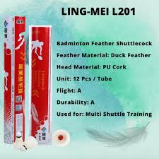 LING MEI 201 DUCK FEATHER SHUTTLE COCK