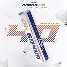YOUNG WINGS 40 FEATHER SHUTTLE COCK