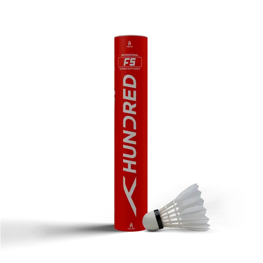 HUNDRED F5 (10 in 1 ) FEATHER SHUTTLE COCK
