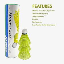 YONEX MAVIS 500 NYLON SHUTTLE COCK
